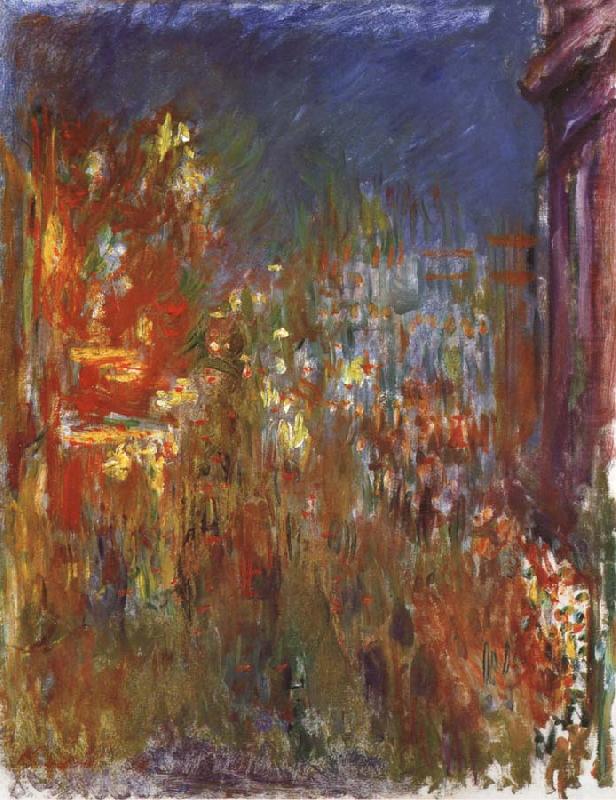 Leicester Square at Night, Claude Monet